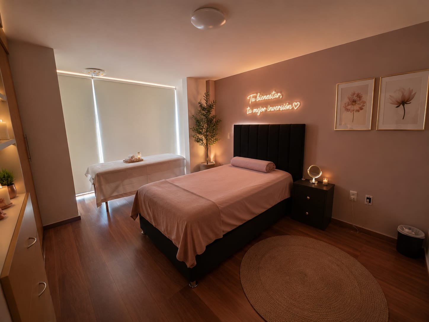 Cuarto de masaje Zona Libre Spa Querétaro